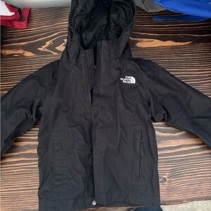 The North Face Black Fleece-Lined two layer Jacket